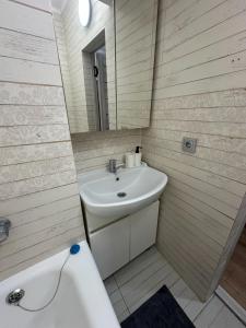 Koupelna v ubytování Comfort place with scenic vista