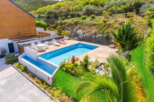 Les Griselles 3 Hauts Baie Orientale - Appart 1ch 4p vue MER内部或周边的泳池