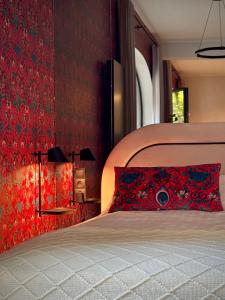 Posteľ alebo postele v izbe v ubytovaní Luxury Art Apartment Centrum Poznań Plac Wolności