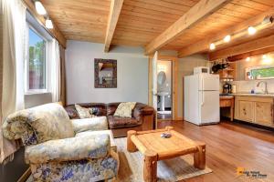 Kuchyň nebo kuchyňský kout v ubytování DFA Cabin Rentals