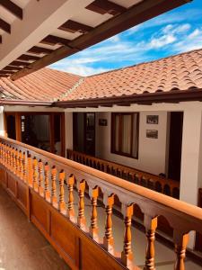 Balkón nebo terasa v ubytování Hotel Boutique BuganVilla Real