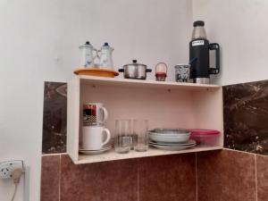 Kuchyň nebo kuchyňský kout v ubytování HERBER Depto 1 Monoambiente