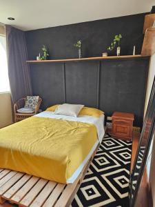 Ένα ή περισσότερα κρεβάτια σε δωμάτιο στο CasaHotel Chaclacayo