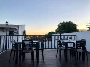 Balkón nebo terasa v ubytování Hotel Saint Michael