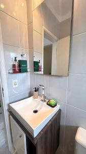 Koupelna v ubytování Ap Ubatuba