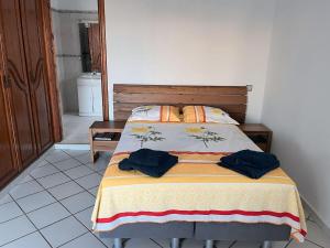 Ένα ή περισσότερα κρεβάτια σε δωμάτιο στο Villa CaboNegro - Family only