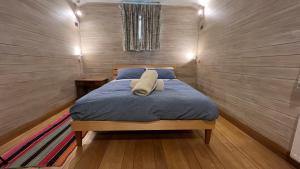 Uma cama ou camas num quarto em Casa Cóndor