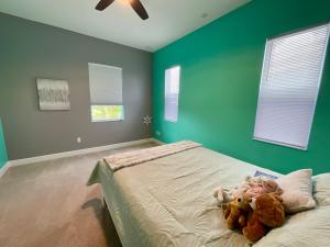 Katil atau katil-katil dalam bilik di Evergreen Home