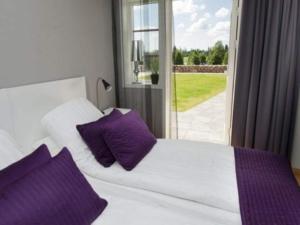 Postel nebo postele na pokoji v ubytování Holiday Park home 2 persons in Sweden