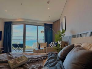 Χώρος καθιστικού στο Song's Apartment Near Beach - Căn Hộ Du Lịch TP Biển Vũng Tàu