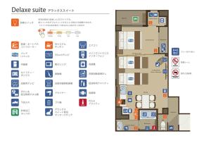 Majutuskoha INOVA Kanazawa korruse plaan