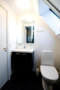 Ванная комната в Den Gamle Købmandsgaard Bed & Breakfast