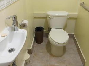 Koupelna v ubytování Post Hotel