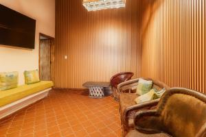 พื้นที่นั่งเล่นของ Casa de Piedra a 650 metros del Hotel Rosewood
