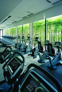Das Fitnesscenter und/oder die Fitnesseinrichtungen in der Unterkunft Grand Hyatt Erawan Bangkok