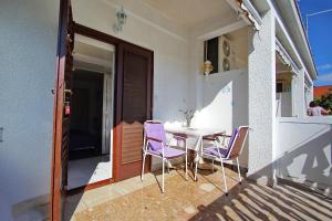 Balkón alebo terasa v ubytovaní Guest House Villa Jadera