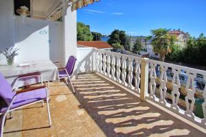 Balkón nebo terasa v ubytování Guest House Villa Jadera