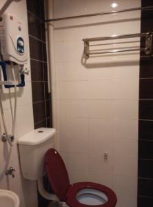 Koupelna v ubytování Hotel Traveller