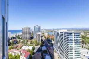 Nespecifikovaný výhled na destinaci Gold Coast nebo výhled na město při pohledu z rezortu