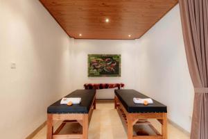 Istumisnurk majutusasutuses Uma Nandhi Villa Ubud
