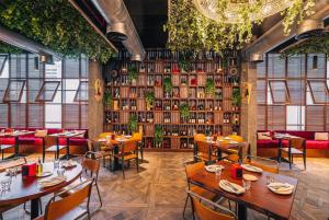 迪拜温德姆特瑞普酒店餐厅或其他用餐的地方