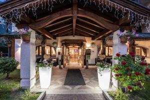 Vonkajšia záhrada v ubytovaní Aparthotel Majestic