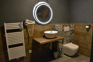 Baðherbergi á apartmány Špacír