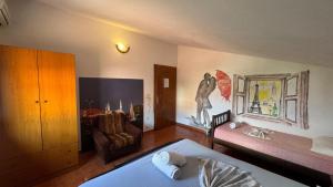 Katil atau katil-katil dalam bilik di Arka Hostel
