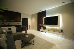 Η κουζίνα ή μικρή κουζίνα στο غرفه وصالة شمال الرياض حي حطين أ9