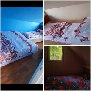 Postel nebo postele na pokoji v ubytování Cabana Muntele Rece