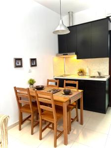 Kuchyň nebo kuchyňský kout v ubytování Casa Rural la Plaza