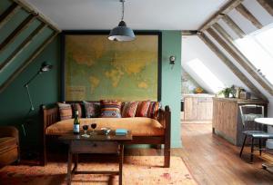 Et opholdsområde på Artist Residence Cornwall