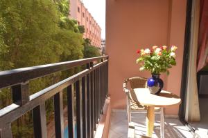 Balkón nebo terasa v ubytování Hotel Meriem Marrakech