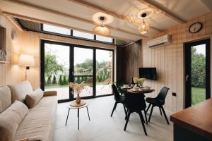 Χώρος καθιστικού στο Wyspa Roztocze