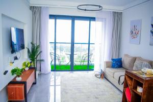 Μια τηλεόραση ή/και κέντρο ψυχαγωγίας στο Telihaus Panoramic View Loft