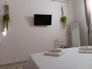 TV a/nebo společenská místnost v ubytování Deli casa vacanze