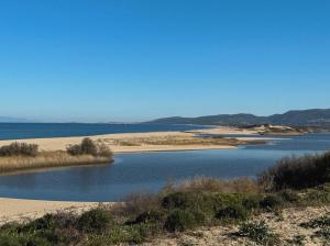 a body of water in the middle of a beach at Ā - Suites in Valledoria