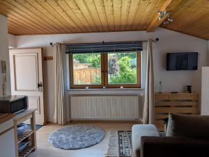 Et tv og/eller underholdning på Ferienwohnung Hofheinz