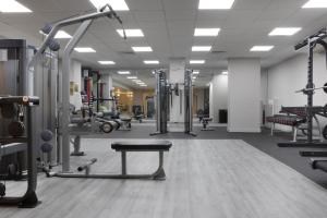Fitness centrum a/nebo fitness zařízení v ubytování Hilton Glasgow