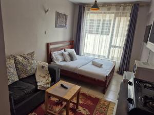 Ένα ή περισσότερα κρεβάτια σε δωμάτιο στο Girani Luxe Homes- Elegant comfy studio with A pool +20 φωτογραφίες