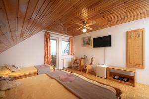 TV o dispositivi per l'intrattenimento presso Rooms & Apartments Pr Matjon