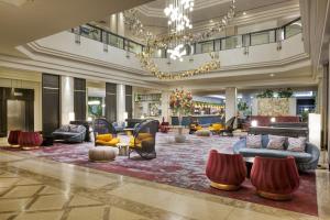 Posezení v ubytování Hilton Glasgow
