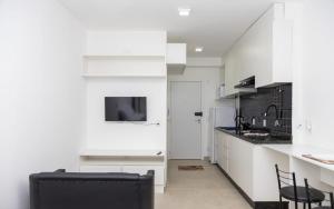 Kuchyň nebo kuchyňský kout v ubytování Studio Mooca