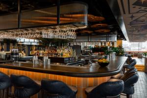 The Social Hub Glasgow酒廊或酒吧区