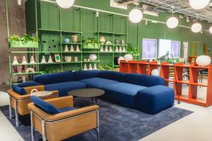 The Social Hub Glasgow的休息区