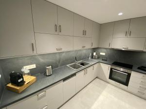 Η κουζίνα ή μικρή κουζίνα στο Thea Suite