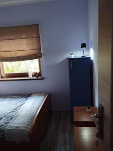 a bedroom with a bed and a window at Noclegi na Szczęśliwej 1 w Okunince in Okuninka +27 photos