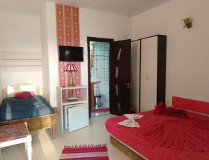 Postel nebo postele na pokoji v ubytování Samaya