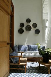 Posezení v ubytování Riad Lune et Soleil