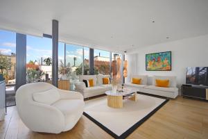 Χώρος καθιστικού στο Maison Hortense